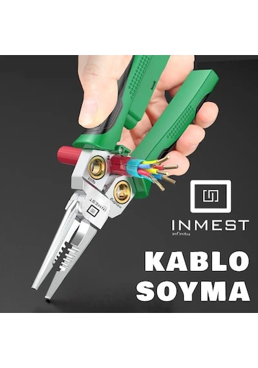 Inmest Çok Amaçlı Kablo Soyma Pensesi