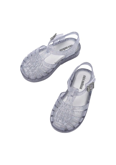 Mini Melissa Kız Çocuk Possession Parıltılı Gümüş Sandalet-14477