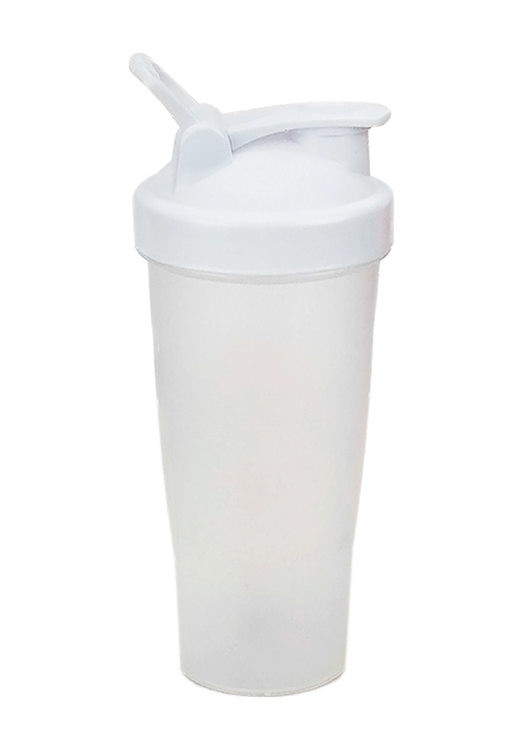 Yunboo 700ml Sağlıklı Spor Shaker: Protein Tozu Karıştırıcı, Drip-proof Kapaklı, Taşınabilir Egzersiz Kupa Beyaz Beyaz