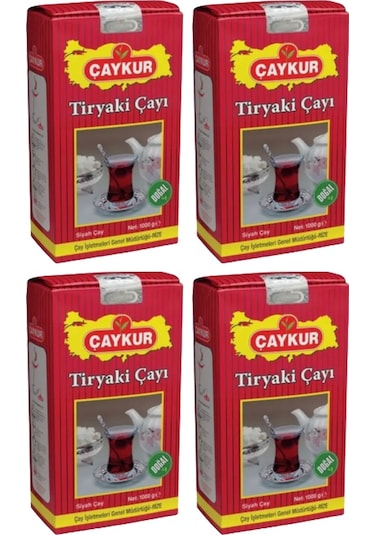 Çaykur Tiryaki Çay 4 x 1KG