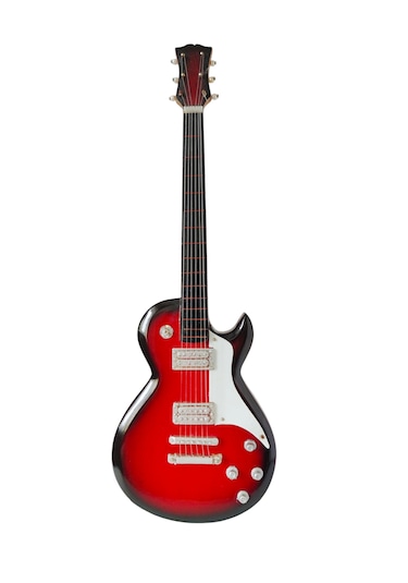 El Yapımı 1/4 Ölçek Minyatür Elektro Gitar Les Paul Red Standard