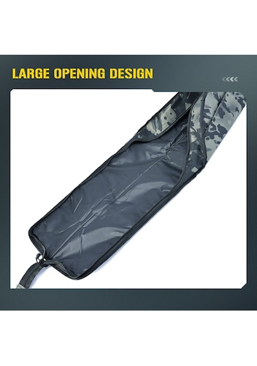 Leo 28247 140 Cm Olta Kamışı Taşıma Omuz Çantası Olta Kılıfı Naylon Kumaş Depolama Kılıfı Organizatör