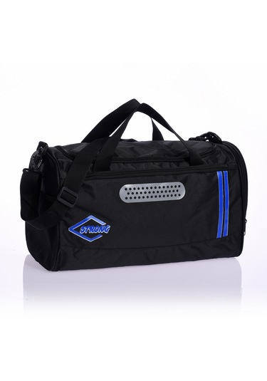 Strong Ayakkabı Bölmeli Spor Ve Antrenman Çantası , Fitness Çantası , Seyahat Çantası Yn01 Mavi Mavi