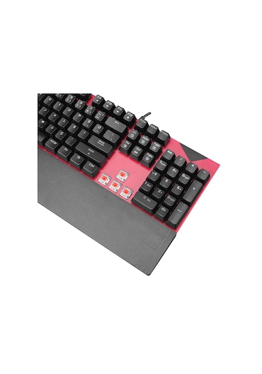Everest KB-MK7 Kırmızı Switch USB Bilek Destekli Mekanik Q Oyuncu Klavye