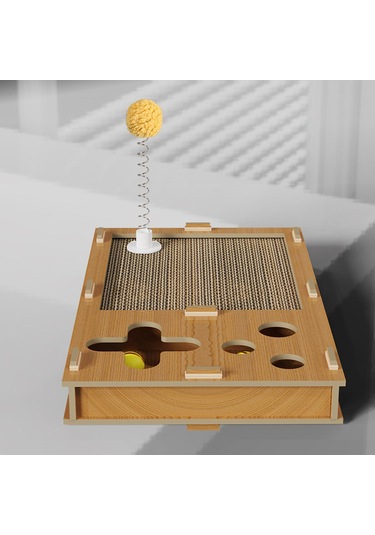 Homyl Oluklu Scratcher Tırmalama Tahtası Egzersizi 2'si 1