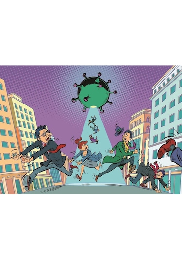 Art Çocuk Puzzle Virüsten Kaçış 150 Parça Puzzle