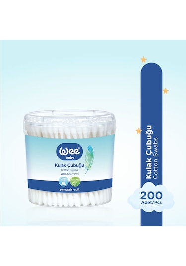 Wee Baby Bebek Kulak Çubuğu 200'lü