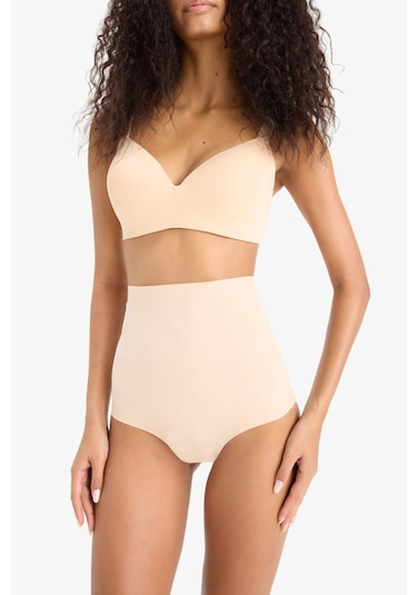 Defacto Ten Rengi Yüksek Bel Slip Korse-fall İn Love E4742ax25smbg392 Bej