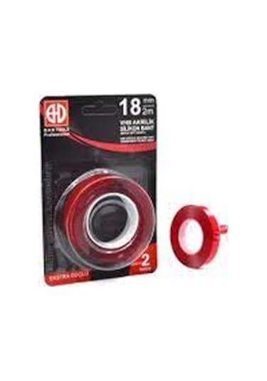 ÇİFT TARAFLI AKRİLİK SİLİKON BANT 18MM-2M