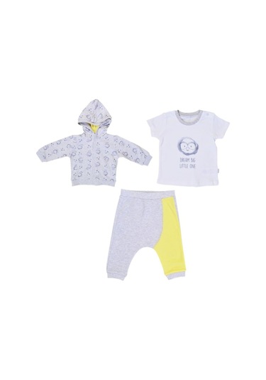 Bebek 3lü Alt Üst Takım S62748 Gri
