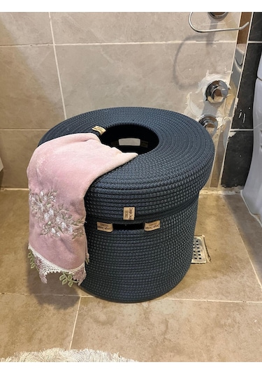 Zengin Design Home Çamaşır Sepeti Zdh-987 Koyu Mavi