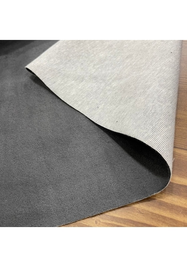 Düz Antrasit (Koyu Gri) Döşemelik Kumaş