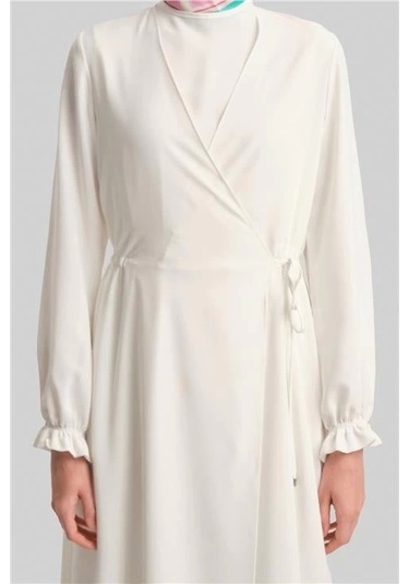 Armine Anvelop Elbise Ort9230 Ekru Krem