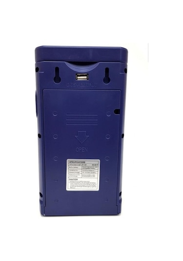 Büyük Led Şarjlı Işıldak 80 Saat Dayanma Süresi Tlf Şarj Edebilen Mavi N11.1643