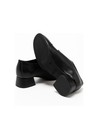 Nappa Pelle Nero Oxford Klasik Kadın 1n5788dm Donna Serena 5788dm Nap Pel Ner/lız Ner Siyah