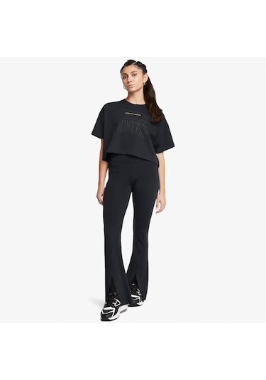 Under Armour Meridian Kick Flare Kadın Siyah Pantolon 1386623 Siyah