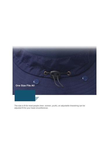 Pazly Çıkarılabilir Yüz-boyun Kapağı Olan Geniş Kenarlı Balıkçı Şapkası, Yaz Güneş Koruması, Erkek/kadın, Koyu Gri Koyu Gri