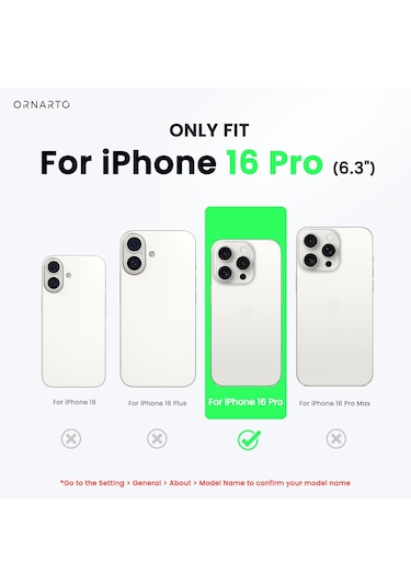 Apple Uyumlu iPhone 16 Pro Kılıf Sararmaz Sert İnce Şeffaf Kamera Korumalı
