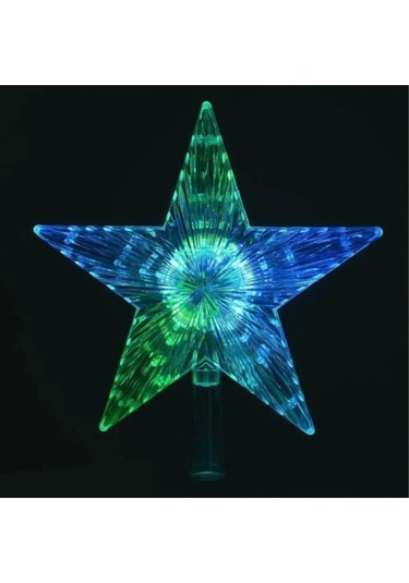 21 Cm Yılbaşı Süs Tepe Lambası Karışık Renk Fişli Led