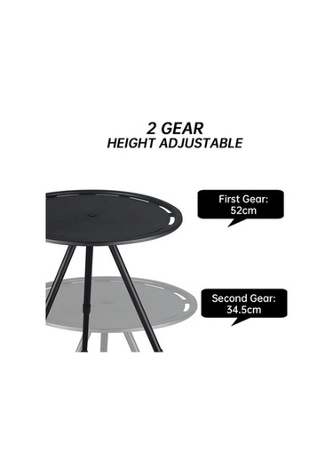 Bloomnest Yüksekliği Ayarlanabilir Renkli Plaj Piknik Masası, Taşınabilir Kamp Keyfi Açık - Yq Çok Renkli Çok Renkli