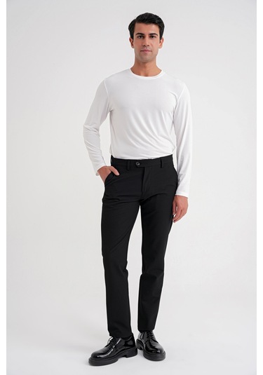 Efor P 1201 Pantolon Comfort Siyah Siyah