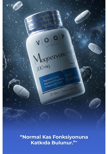 Voop Magnezyum 200mg 30 Tablet