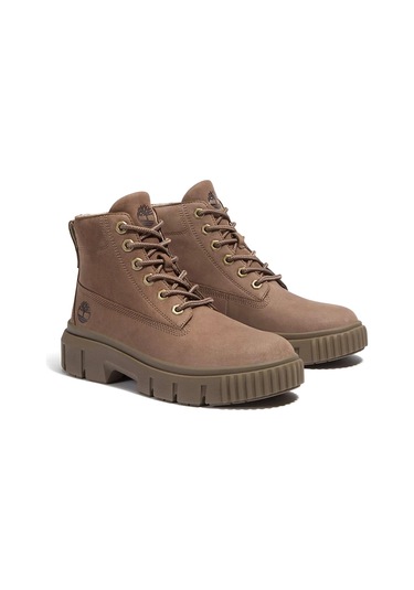 Timberland Greyfield Mıd Lace Up Kahverengi Kadın Outdoor Bot Kahverengi