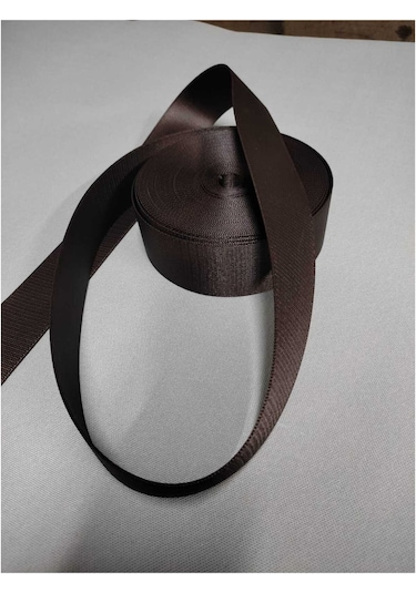 Renkli Emniyet Kemeri 15 Metre 5 Kemer İçin Koyu Kahve