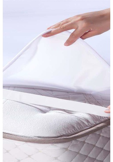 Divanev Sıvı Geçirmez Pamuk Bebek Alezi 70x110 Cm Yatak Kouruyucu Beyaz