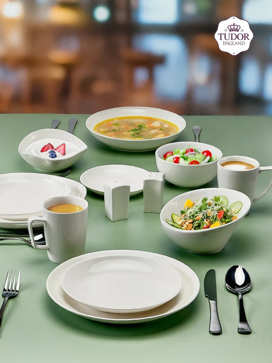 Tudor England Porselen Salata Kasesi 21 Cm Mutfak Servis Tabağı 105635328 Beyaz