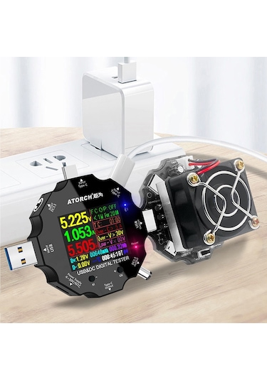 18650 Kapasiteli Pil Test Cihazı Elektronik Yük 65w Monitör Göstergesi Deşarj Şarj Usb Metre 5v 12v 24v Güç Kaynağı Denetleyicisi