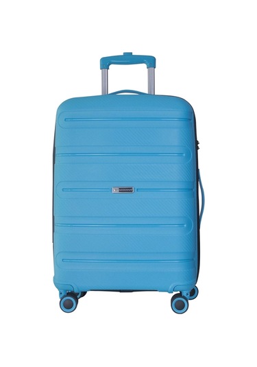 Vegmann Polipropilen Pp Atlas Mavi Orta Boy Valiz Mavi