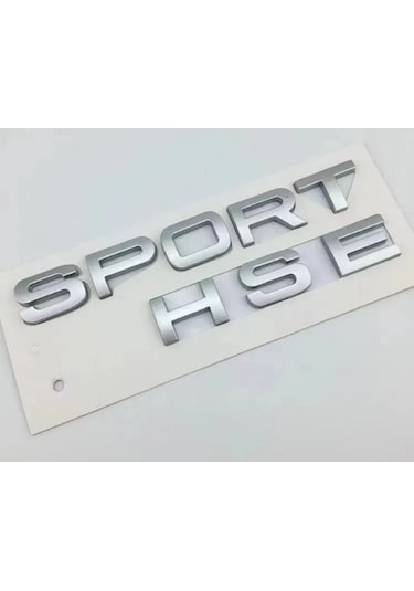 Range Rover Sport Hse Bagaj Yazı Gümüş Renk Abs Krom İthal Bagaj