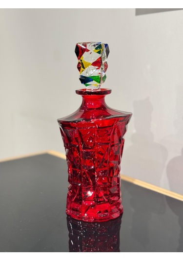 Mikasa Moor Kırmızı Renkli Cam Şişe 28cm 700ml P091.332020