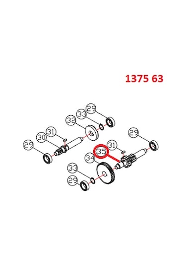 Virax 1375 63 Phenix 3 Tipi Dişli