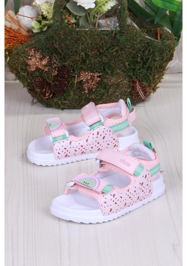 Vicco 332.b25y.251 Pudra İnkago Anatomik Kız Çocuk Sandalet Pudra