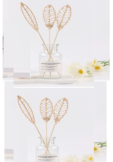 Büro Ev Ofis Hediyesi İçin 3model Dekoratif Ahşap Çubuk Aromaterapi Difüzör Çubuğu Seti