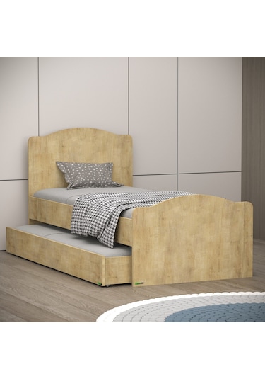 Garaj Home Yaren Yavrulu Karyola - Meşe Diğer