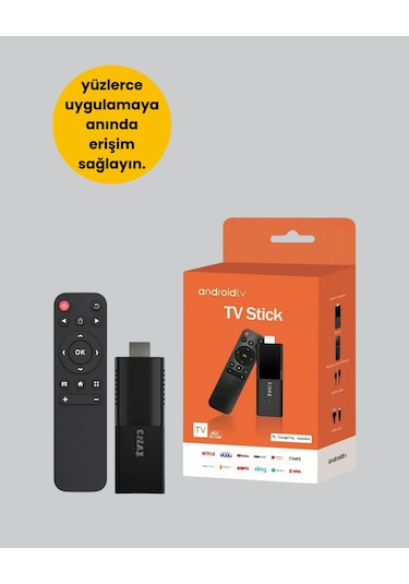 Android Tv Stick Wifi Ve Bluetooth Bağlantılı