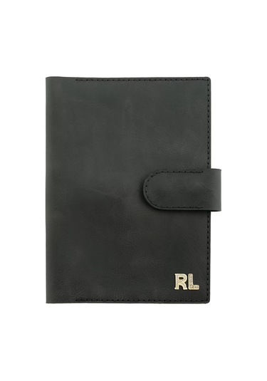 A5 Defter Ve Ajanda Kılıfı - %100 Rainbow Deri - Ko10001 - Antrasit Antrasit
