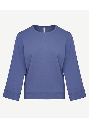 Yargıcı Sırt Detayli Sweatshirt Lacivert