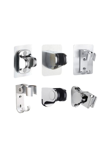 Primepickings F Güçlü Yapışkanlı Duş Tutucu, El Duş Başlığı Için Purehome Kendinden Yapışkanlı Duvara Mo 2 Katlı Gri