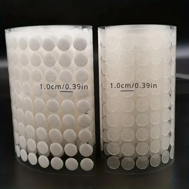 Gateesat 100 Adet 0.39 İnç Siyah Beyan Şeffaf Çift Taraflı Yapışkan Bant