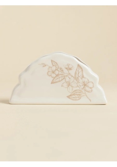 Mutfak Masası İçin Şık Beyaz Peçetelik "amande" 312664093 Beyaz