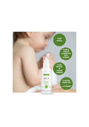 Incıa Doğal Bebek Yağı 110 Ml