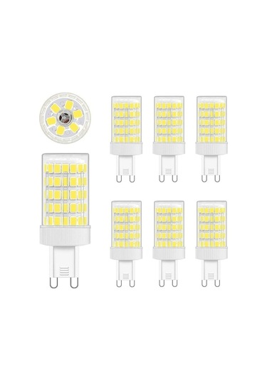 /nn/g9 Led Ampul Soğuk Beyaz, 10w G9 Ampul 6000k, 6'lı Paket