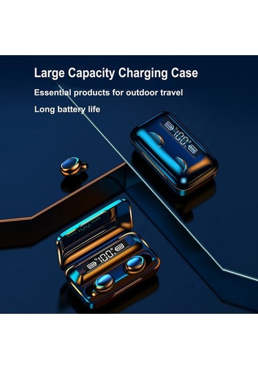Novahub F9-5 Tws Kablosuz Kulaklık: 8d Hifi Ses, Gürültü Engelleme, 1200mah Şarj Kutusu İle Şık Ve Pratik