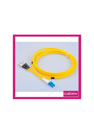 Cabex - SM LC-FC Dublex Fiber Optik Patchcord Singlemode 2 MT