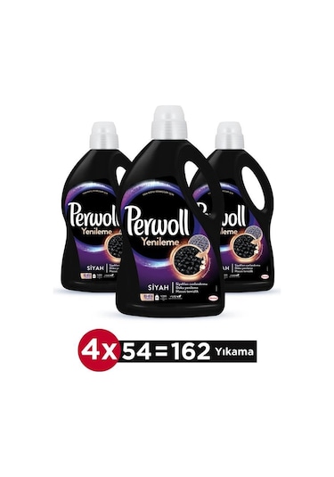 Perwoll Siyah Hassas Bakım Sıvı Çamaşır Deterjanı 3 x 2970 ML