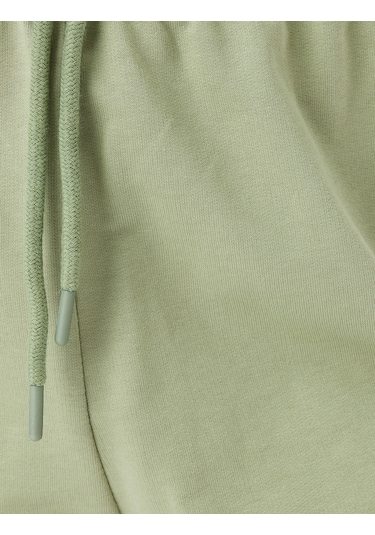 Koton Beli Bağcıklı Oversize Mini Şort Mınt 5sal40034ık Mint